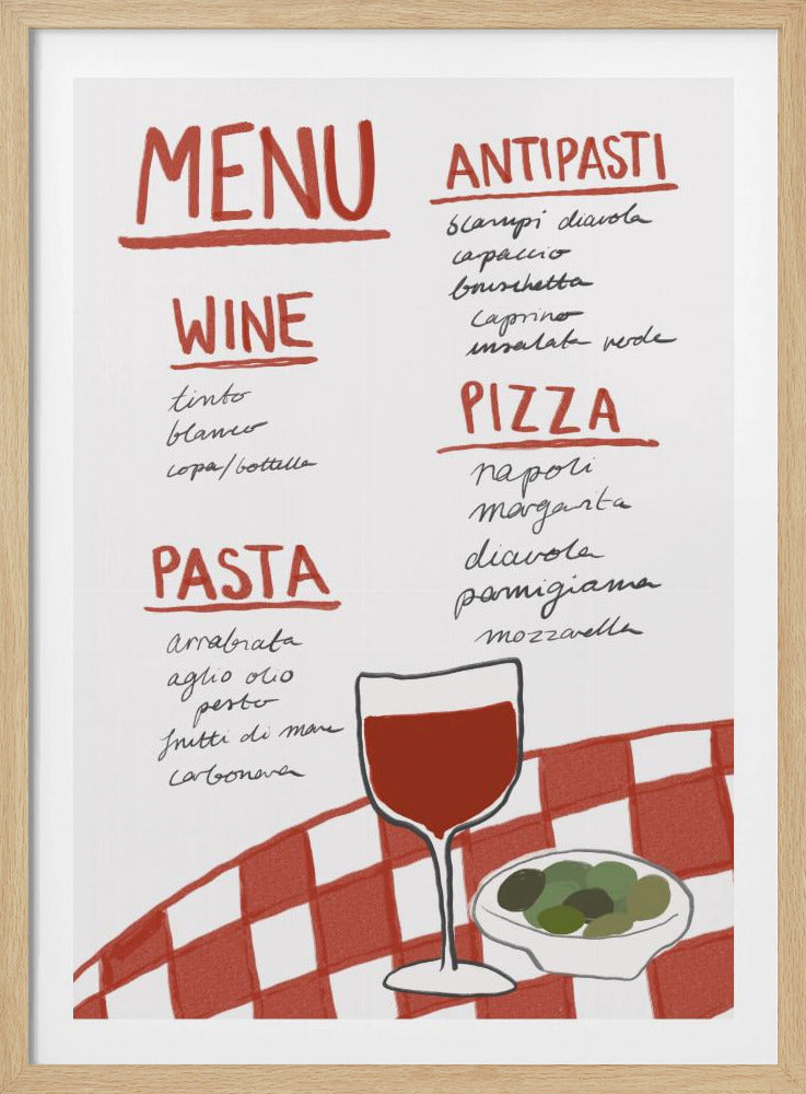 Italienische Küche Genuss | Poster
