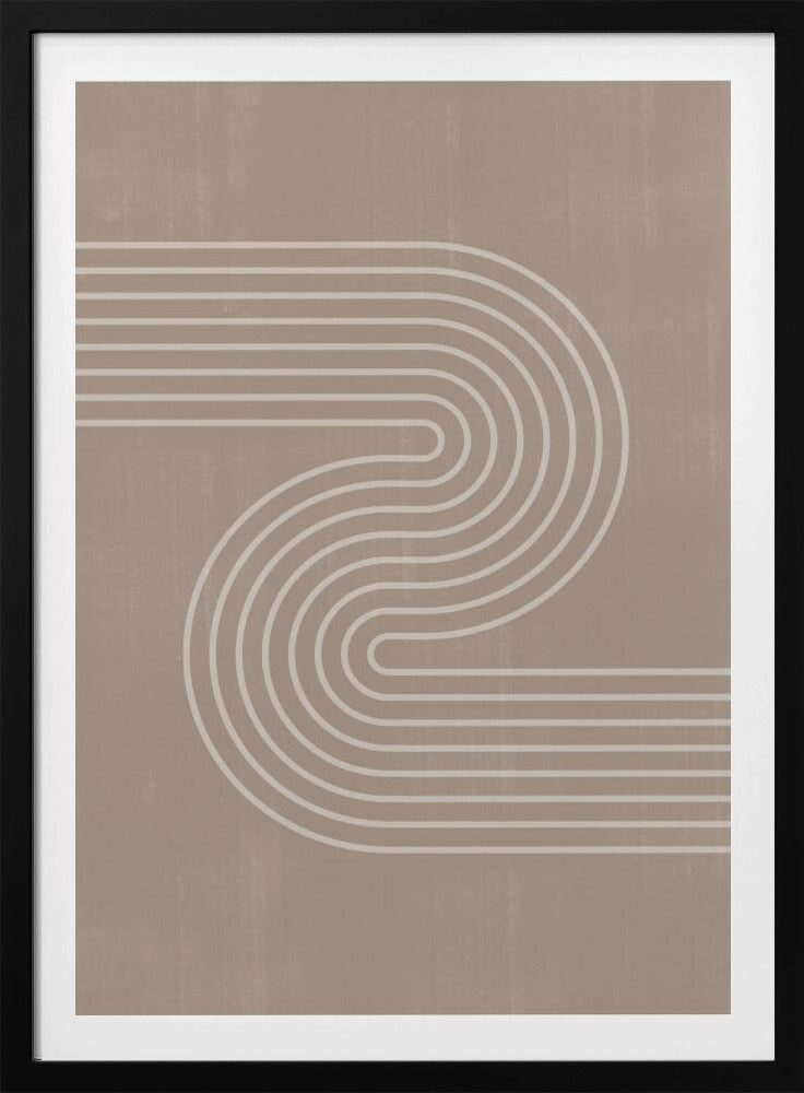 Gebogener Weg | Poster