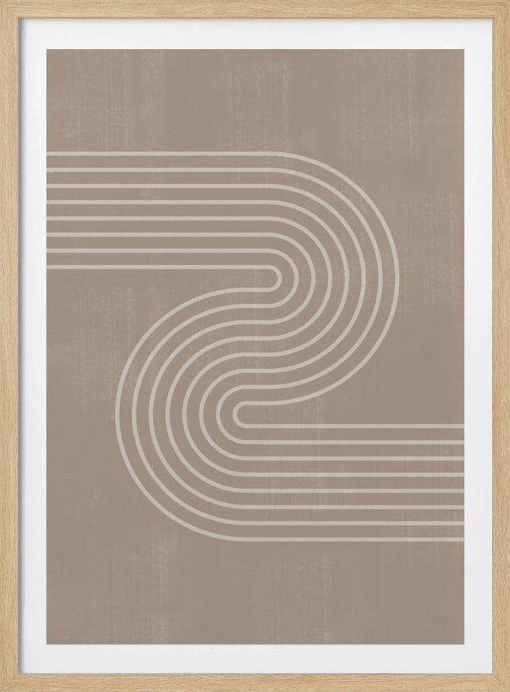Gebogener Weg | Poster