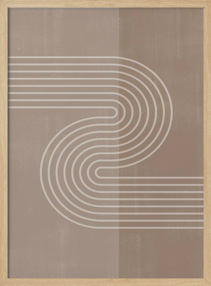 Gebogener Weg | Poster