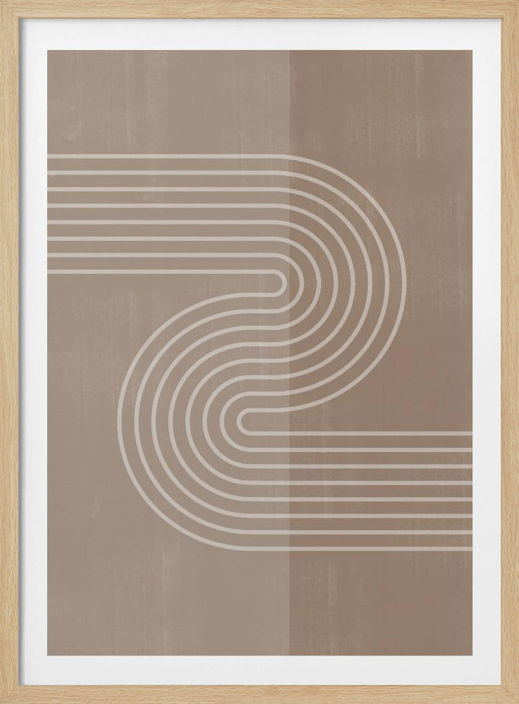 Gebogener Weg | Poster