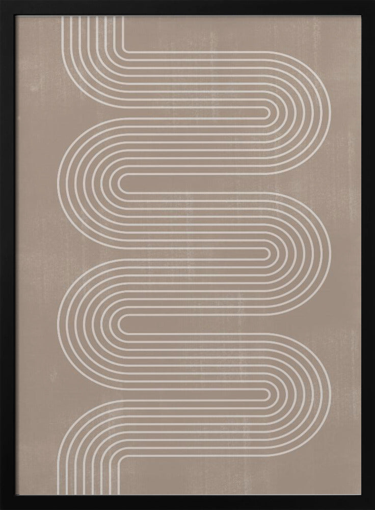 Geschwungene Linienharmonie | Poster