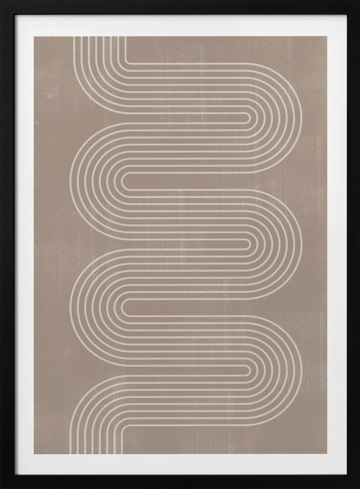 Geschwungene Linienharmonie | Poster