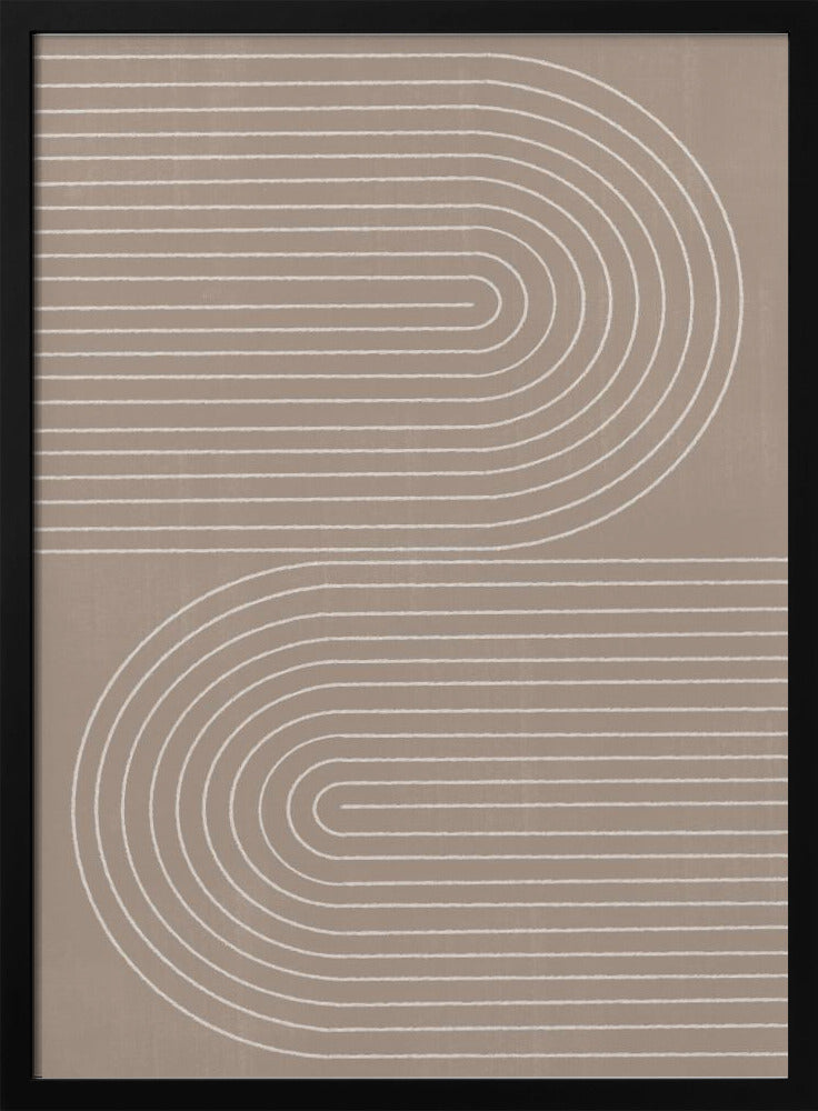 Geschwungene Linienharmonie | Poster