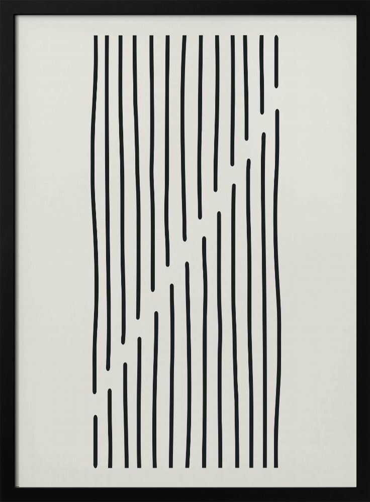 Minimalistisches Liniendesign Nr. 3 | Poster