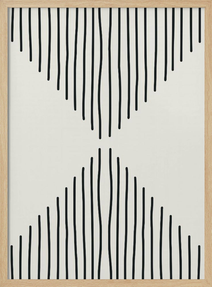 Minimalistisches Liniendesign Nr. 4 | Poster