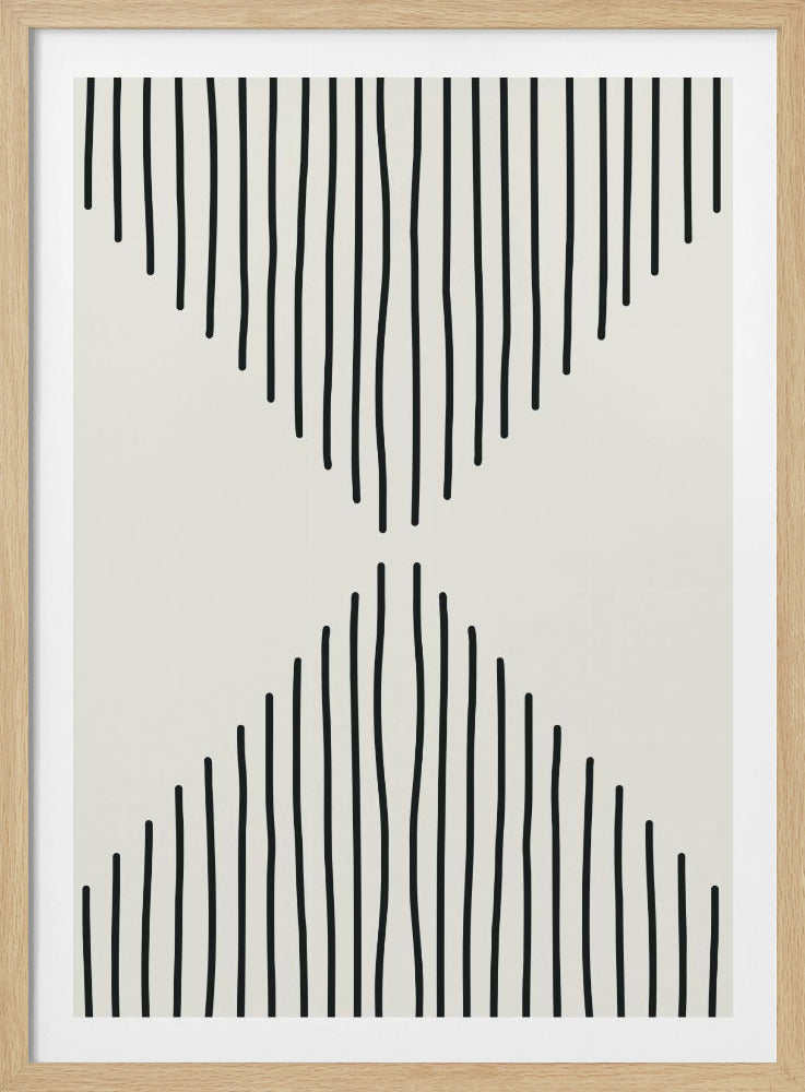 Minimalistisches Liniendesign Nr. 4 | Poster