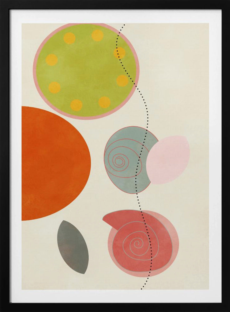 Freundliche Farben Hilma 1 | Poster