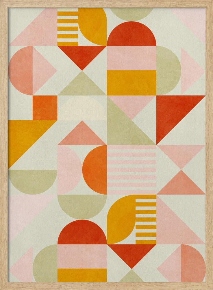 Bauhaus Fun Pastel | Poster
