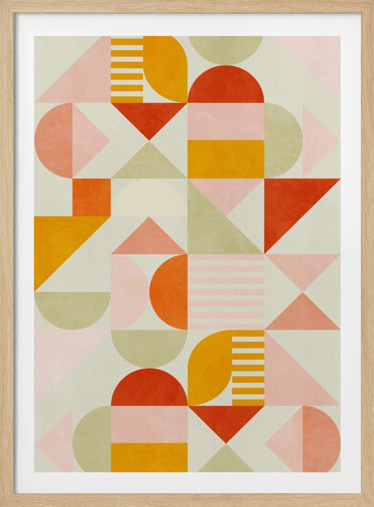 Bauhaus Fun Pastel | Poster