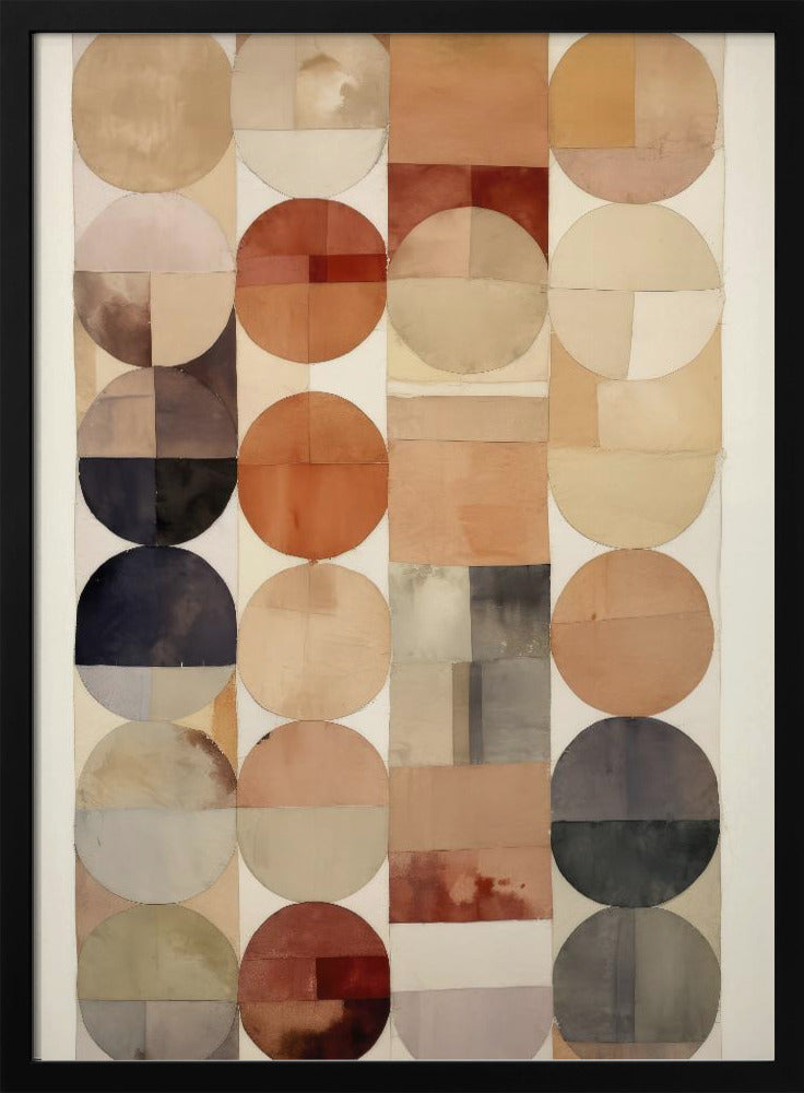 Erdiger geometrischer Fluss | Poster