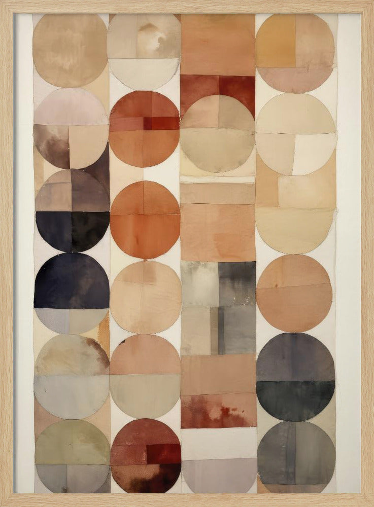 Erdiger geometrischer Fluss | Poster