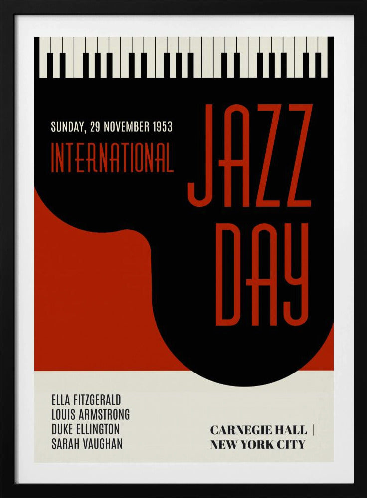 Jazzy Days Dunkelrot | Poster