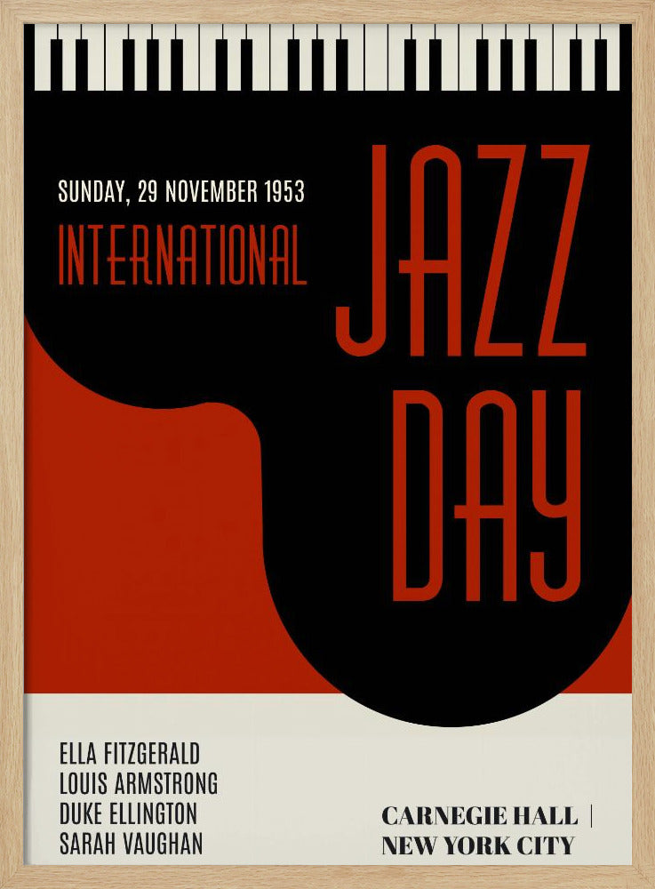 Jazzy Days Dunkelrot | Poster