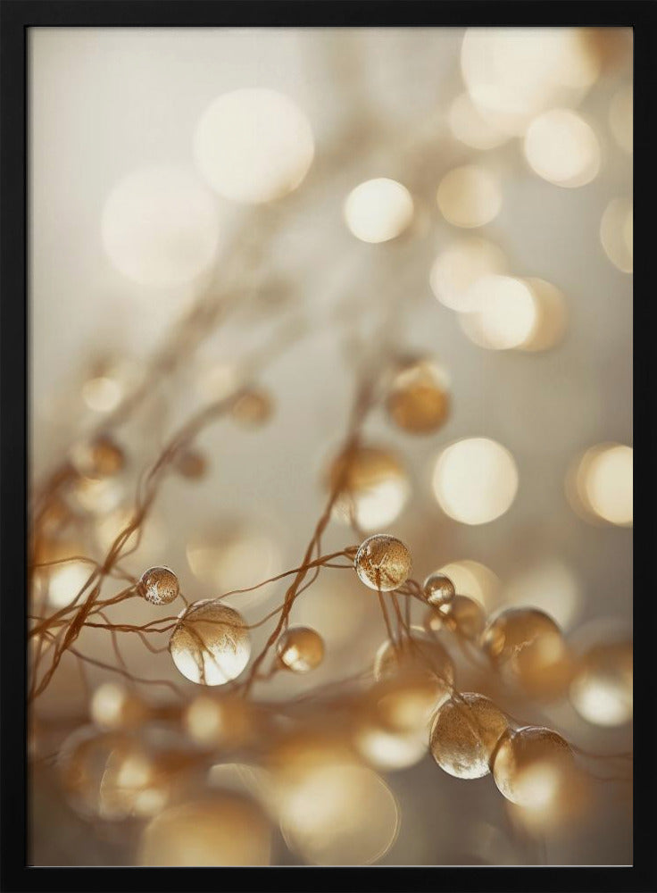Golden Glow Drops | Poster