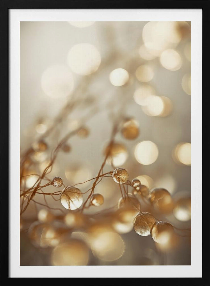 Golden Glow Drops | Poster