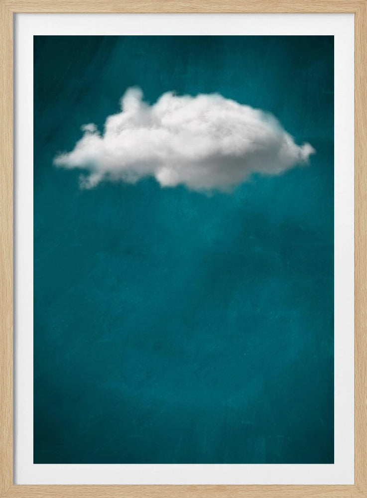 Teal Cloud No 1 | Poster