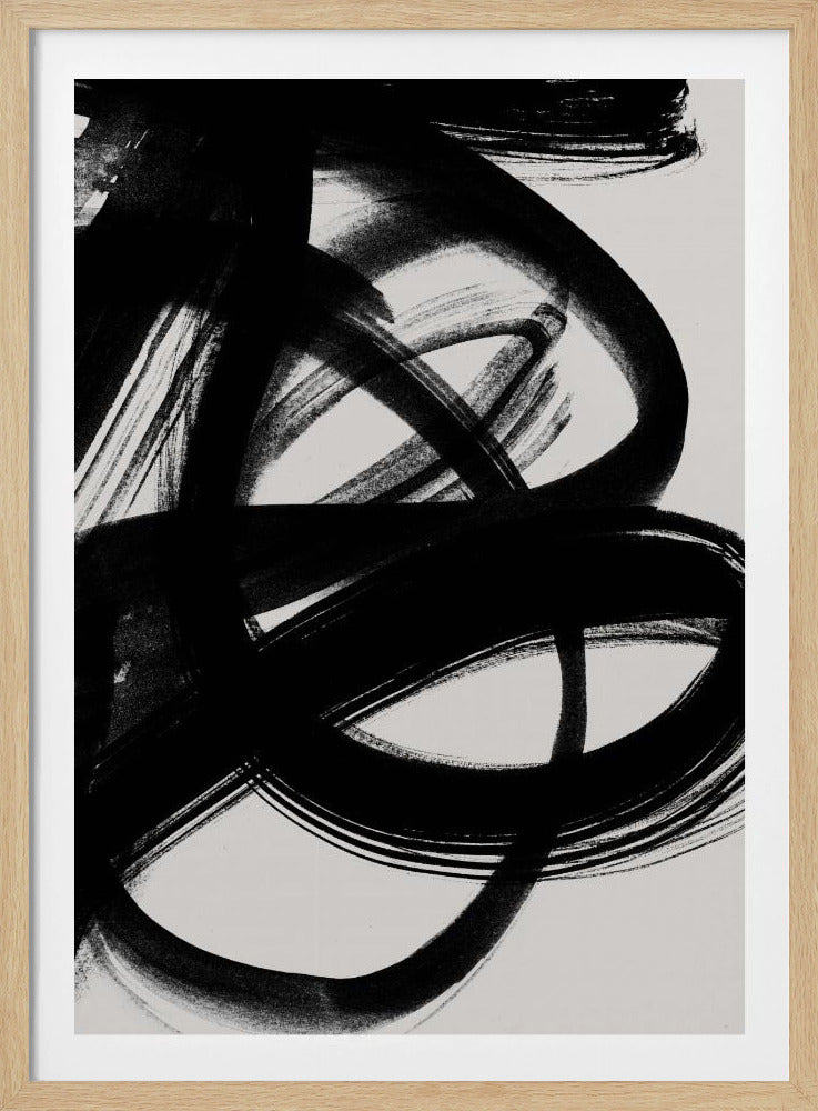 Abstrakte Pinselstriche 5 A1 | Poster