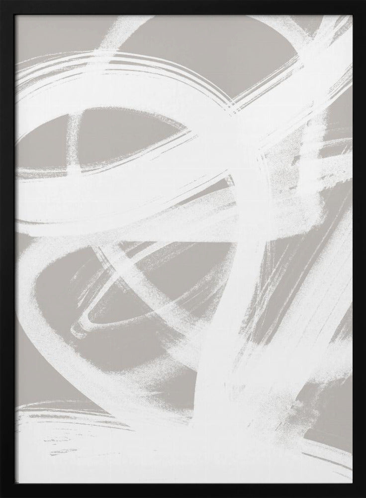 Abstrakte Pinselstriche 6 A1 | Poster