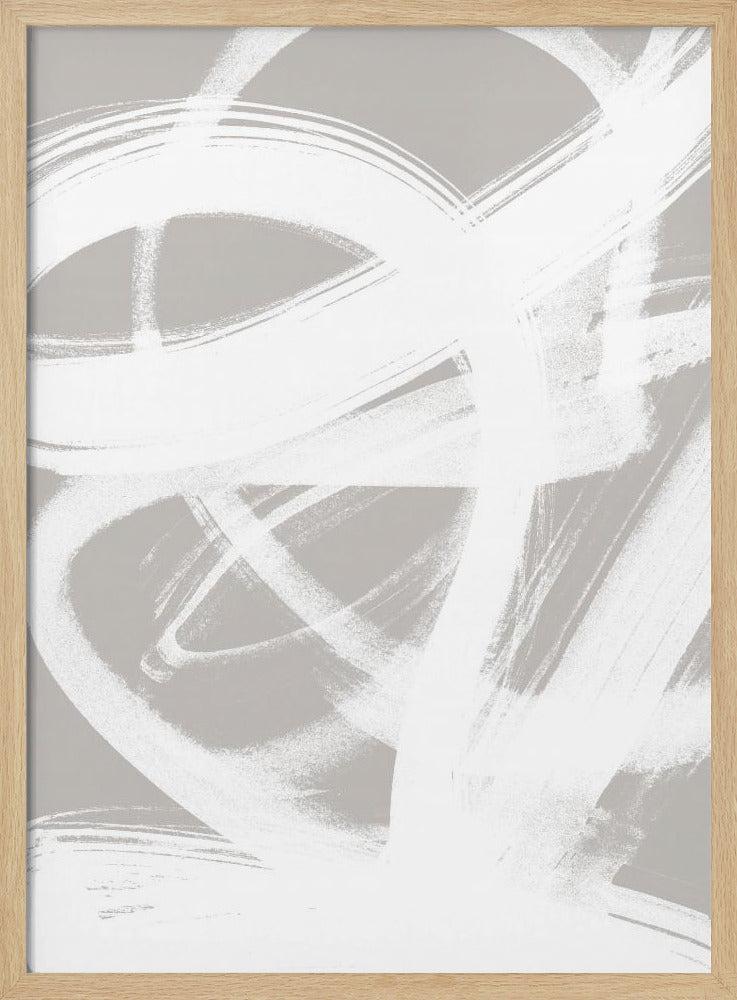 Abstrakte Pinselstriche 6 A1 | Poster
