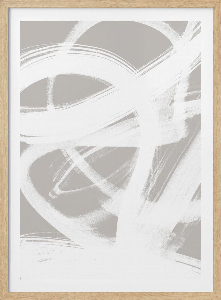 Abstrakte Pinselstriche 6 A1 | Poster