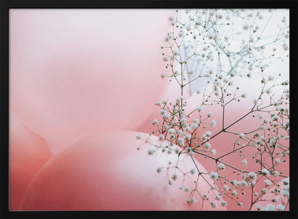 Blüten und Luftballons | Poster
