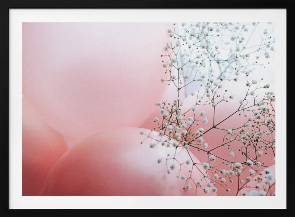 Blüten und Luftballons | Poster