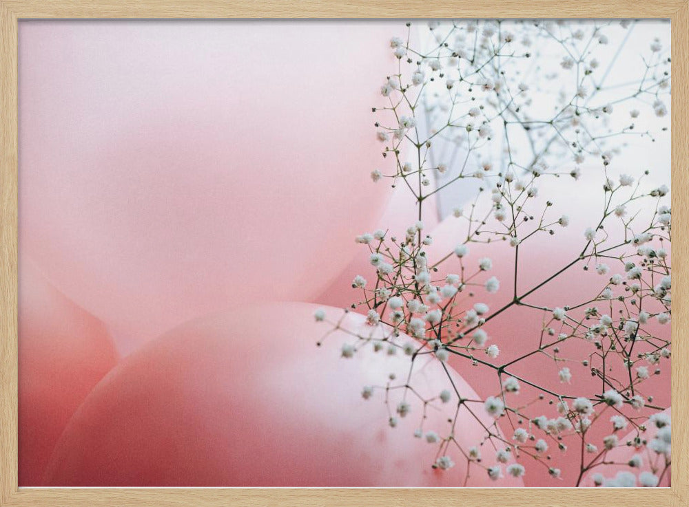 Blüten und Luftballons | Poster