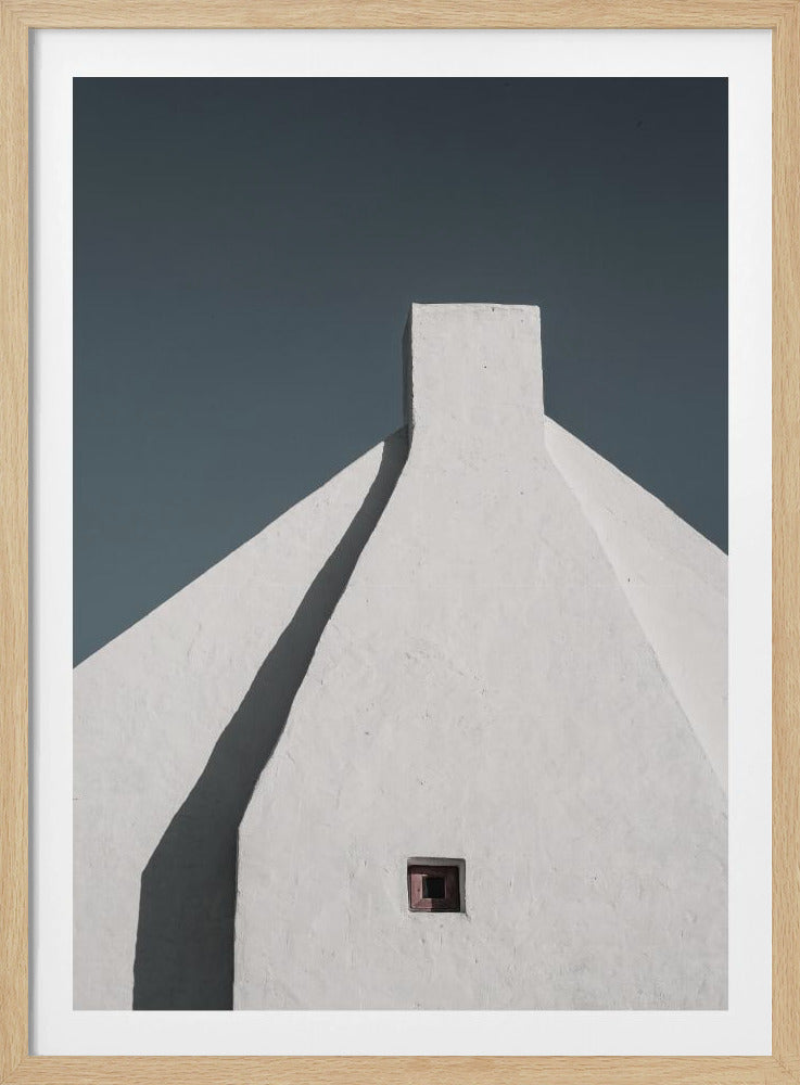 Weiße Geometrie | Poster