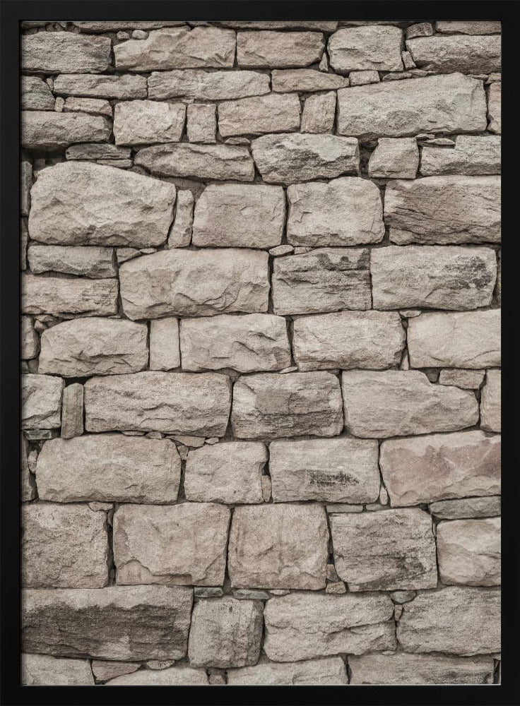 Ruhiges Mauerwerk | Poster