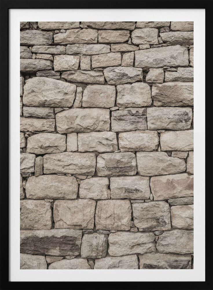 Ruhiges Mauerwerk | Poster