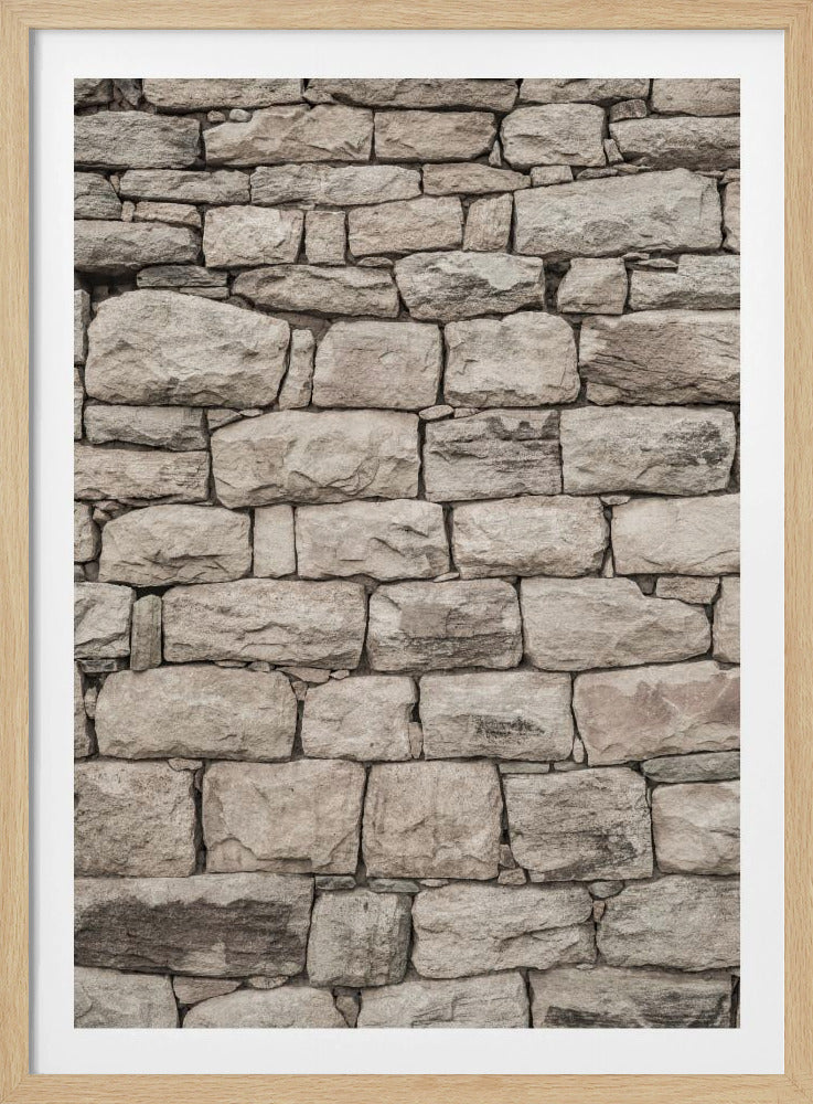 Ruhiges Mauerwerk | Poster