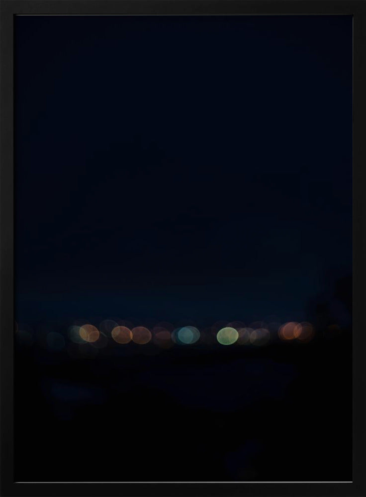 Verschwommene Nachtlichter | Poster