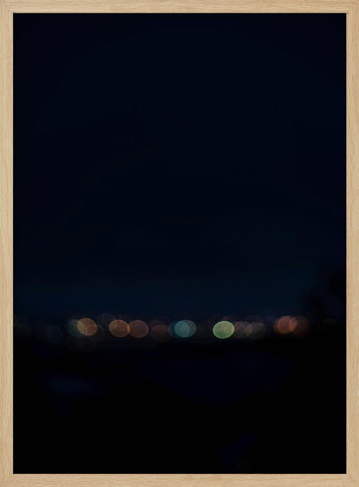 Verschwommene Nachtlichter | Poster