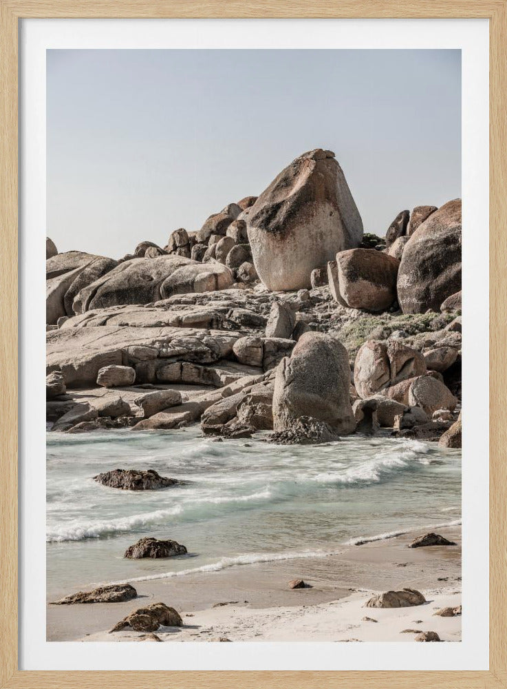 Glückseligkeit an der Felsküste | Poster