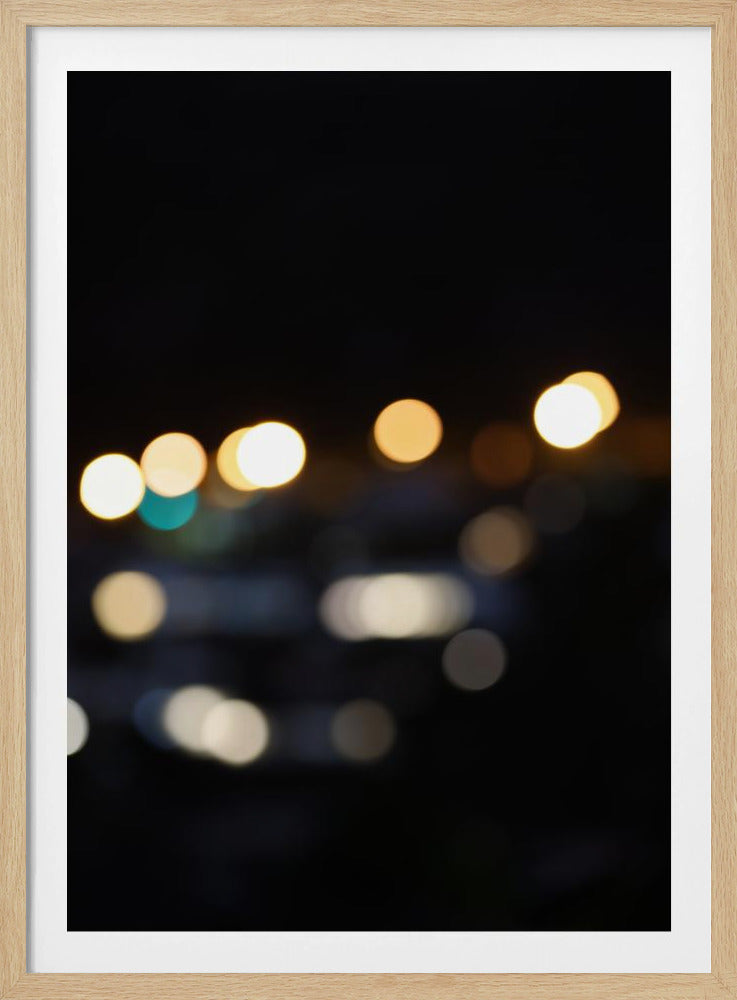 Nachtleuchtendes Bokeh | Poster