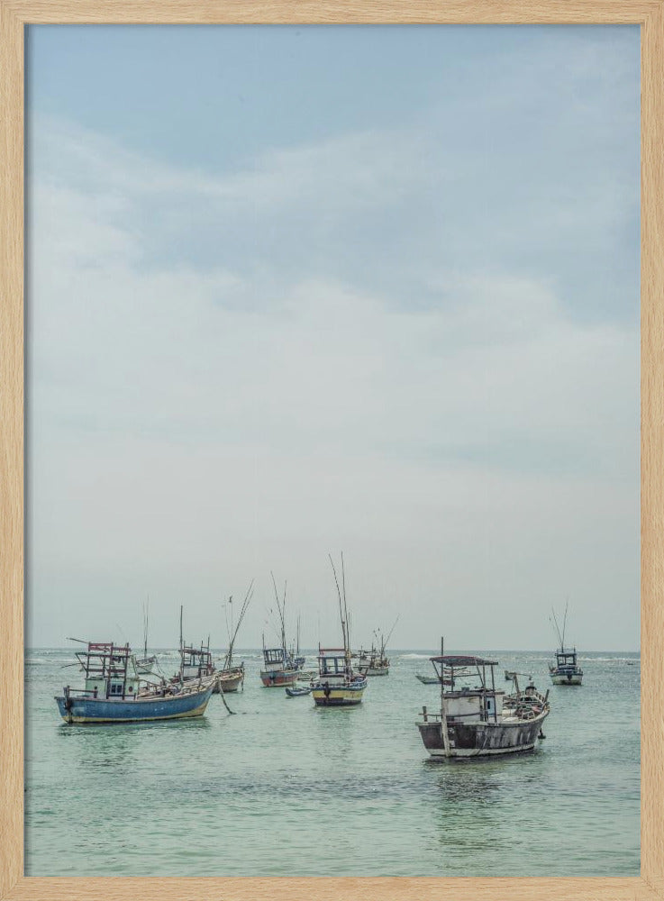 Ruhige Seeschiffe | Poster