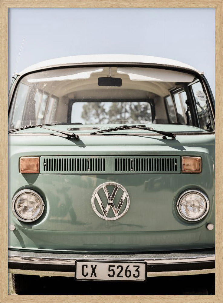 Klassisches Design in sanften Grüntönen Autos | Poster