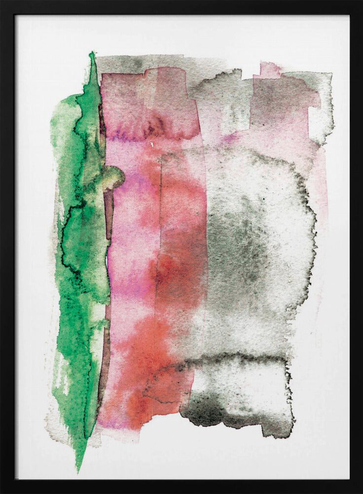 Abstraktes Aquarell-Kunstwerk | Poster