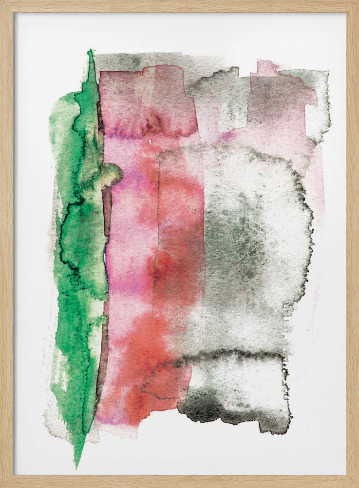 Abstraktes Aquarell-Kunstwerk | Poster