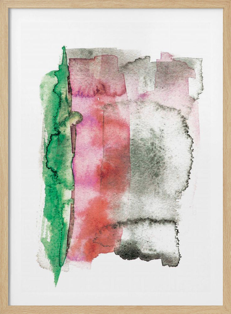 Abstraktes Aquarell-Kunstwerk | Poster