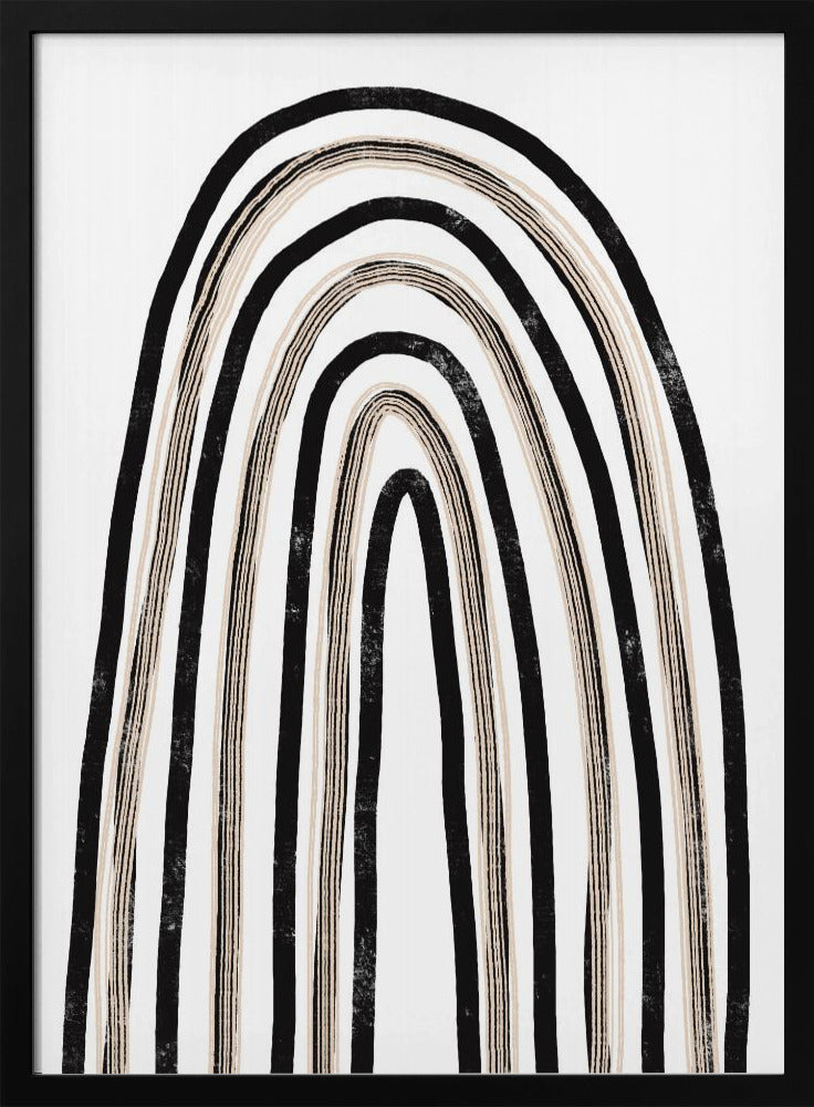 Monochrome Bögen | Poster