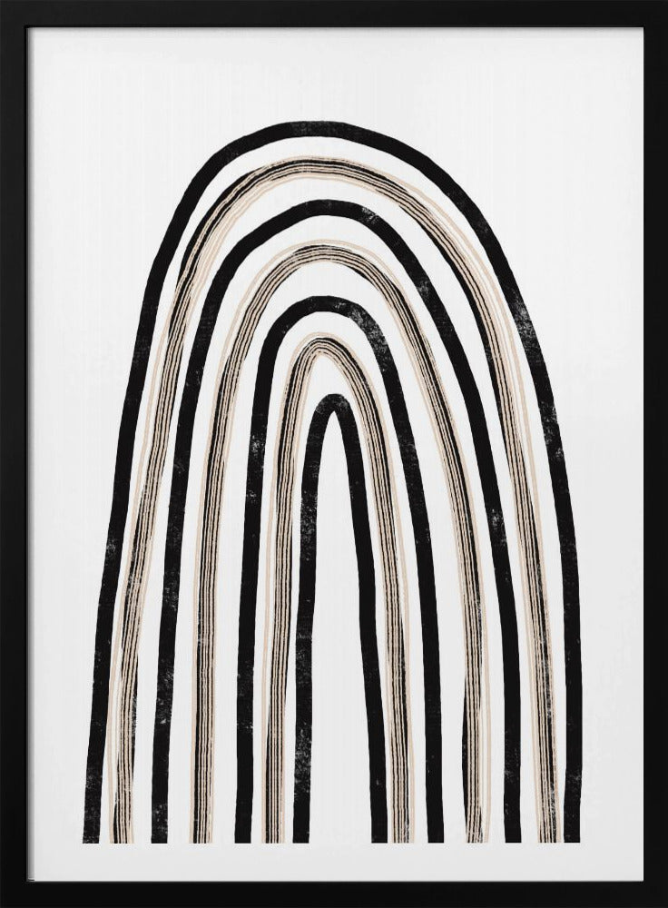 Monochrome Bögen | Poster