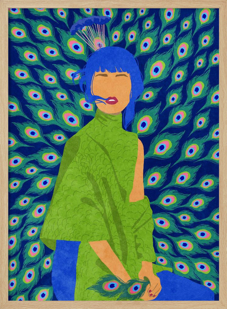 Pfauenfrau | Poster