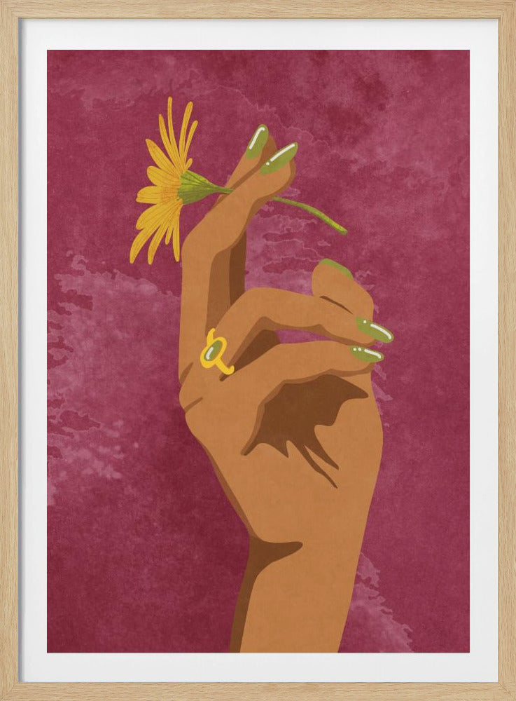 Rauchende Blume | Poster