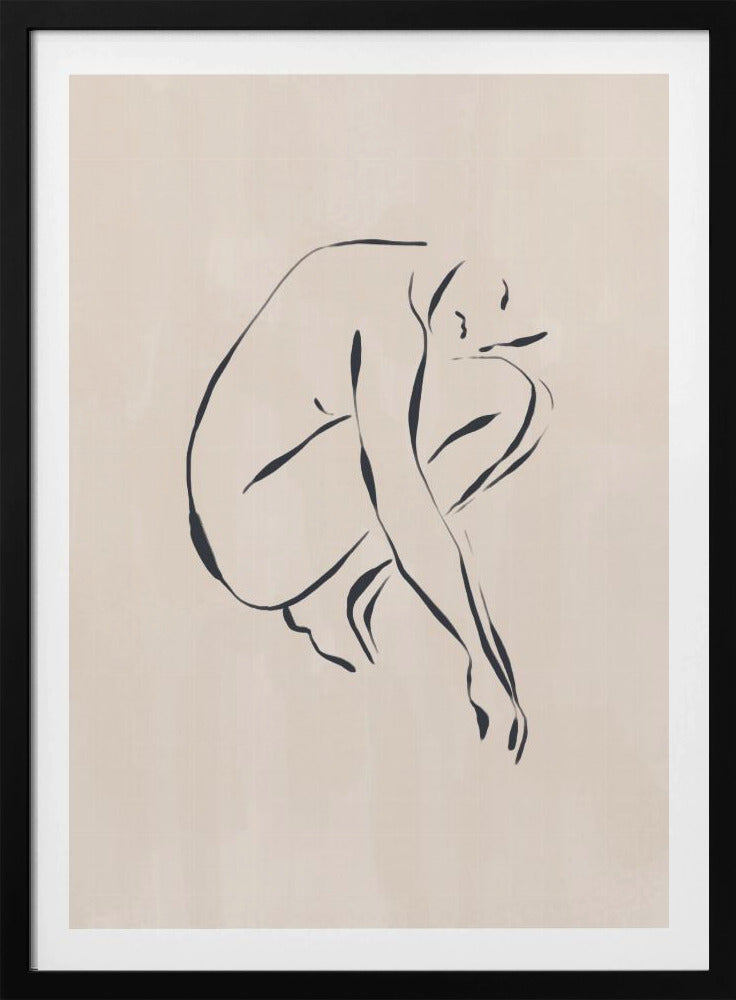 Sitting Contemplating | Poster