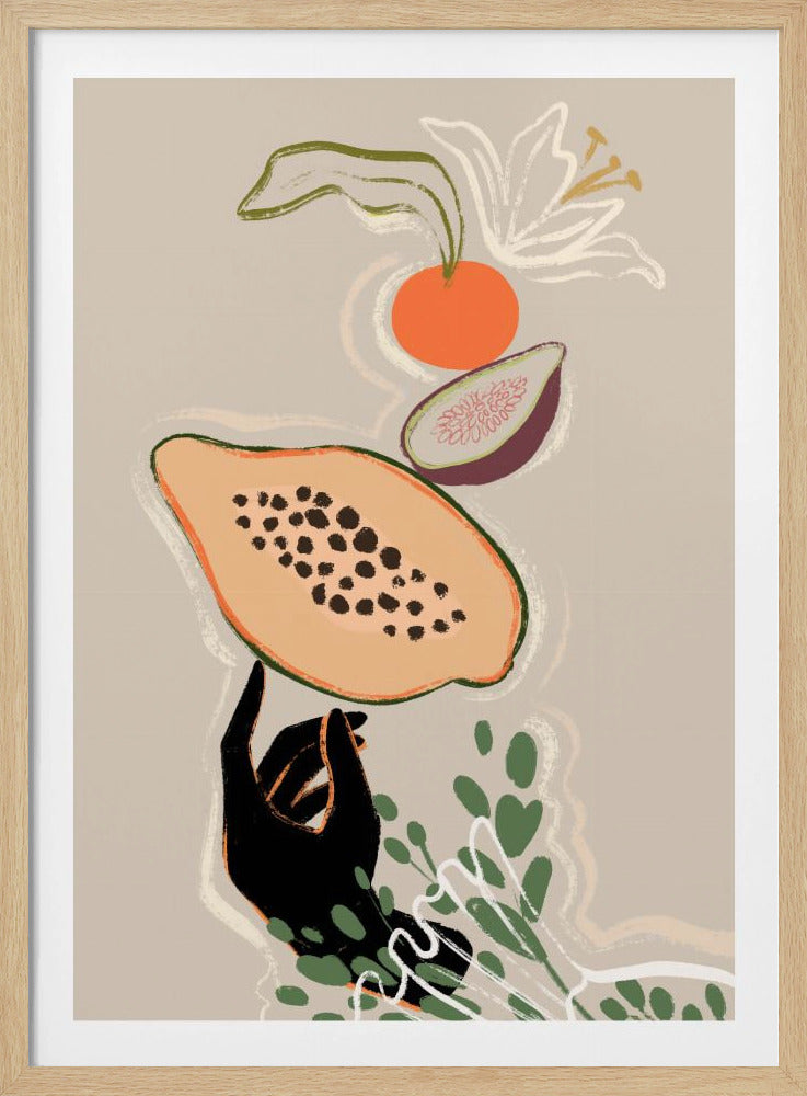 Ausbalancierende Früchte | Poster