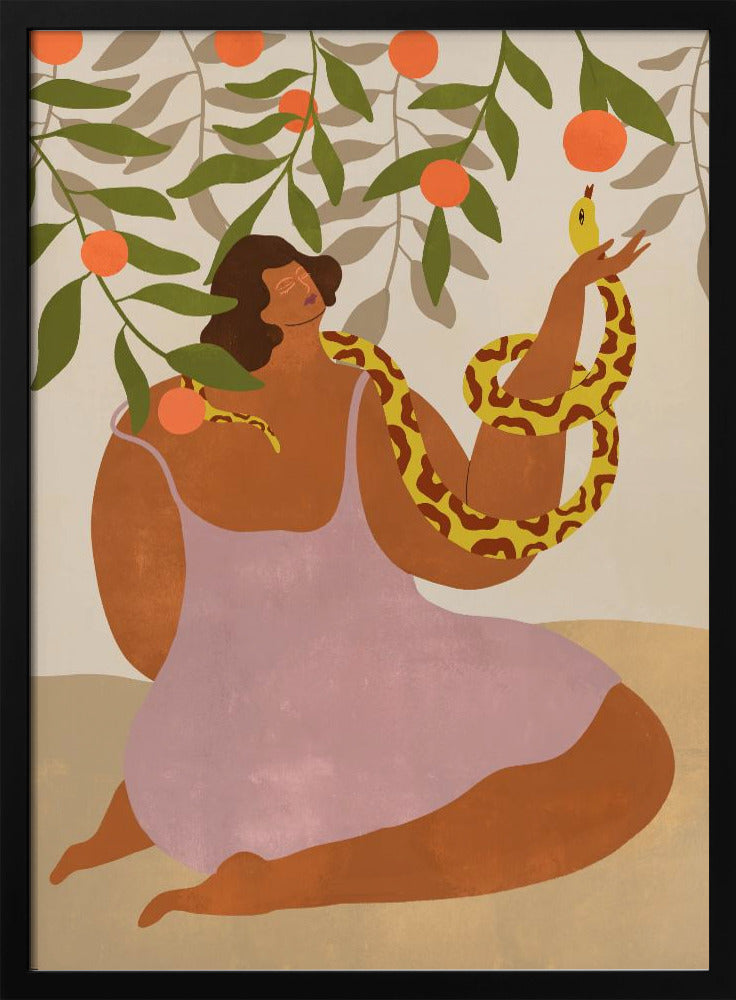 Rieche die Orange | Poster