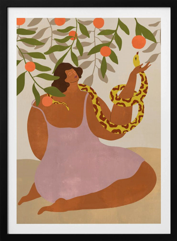 Rieche die Orange | Poster