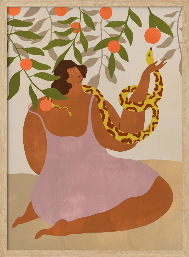 Rieche die Orange | Poster
